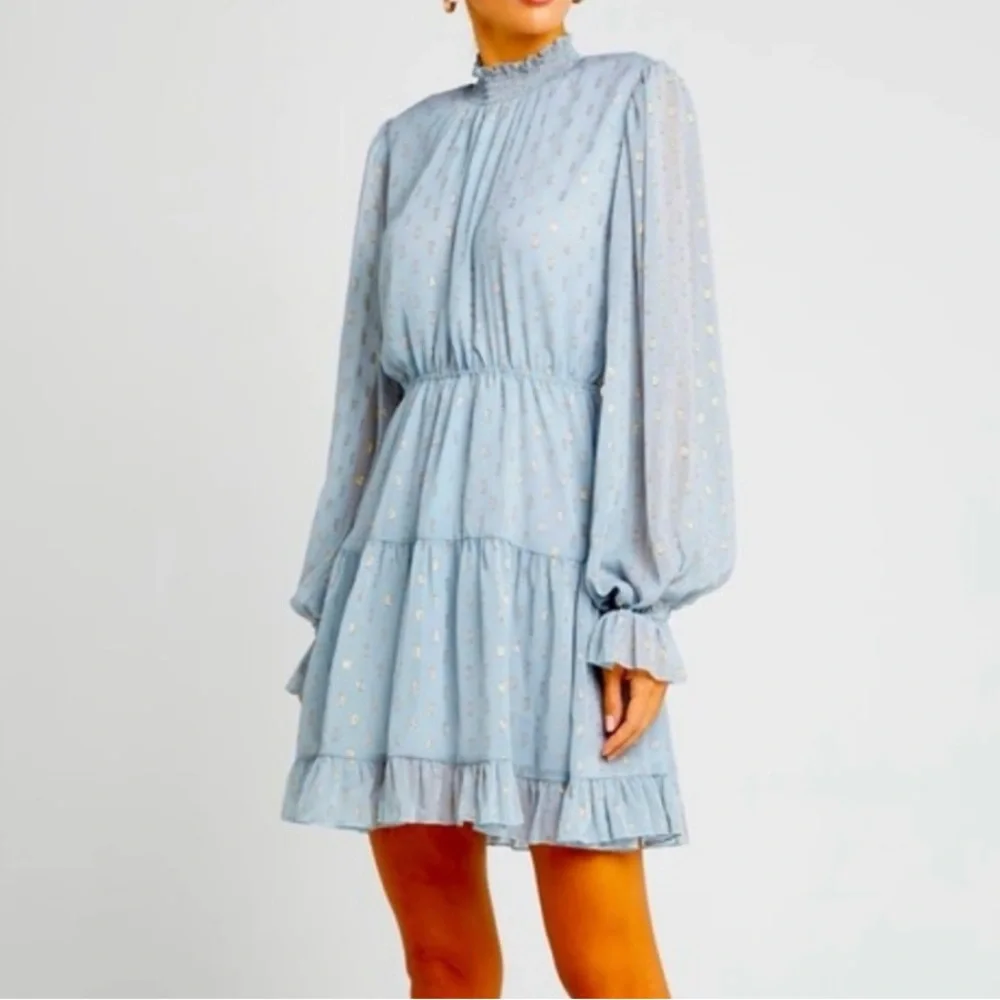 AQUA long sleeve dress - Picture 1 of 7